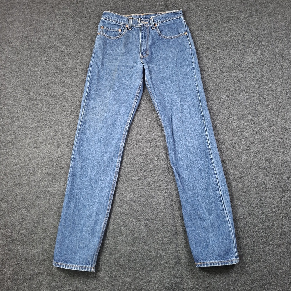 Vintage 90's Levi's 505 Jeans Mens 31x33 Made in USA Dark Wash Indigo 505-0217